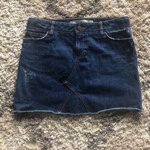 Gap factory denim skirt